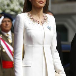 La Reina Letizia antes del primer discurso de Felipe VI como Rey de España