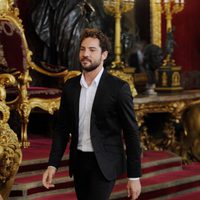 David Bisbal en la primera recepción de los Reyes Felipe y Letizia