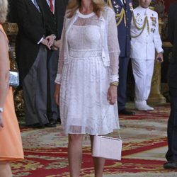 Mariló Montero en la primera recepción de los Reyes Felipe y Letizia