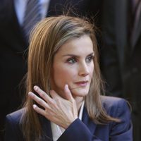 La Reina Letizia en su primer acto tras la proclamación