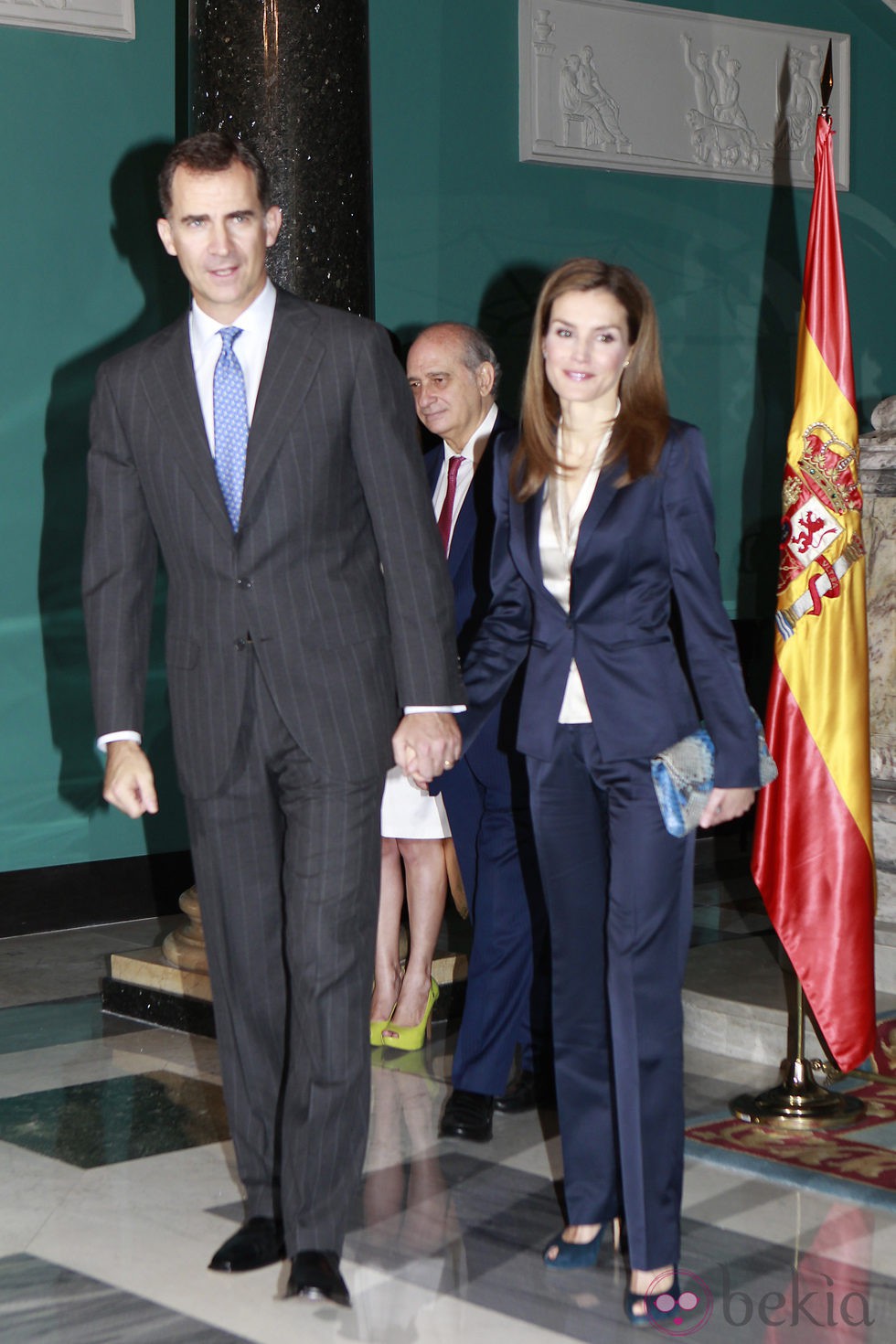 El Rey Felipe VI y la Reina Letizia en su primer acto tras la proclamación