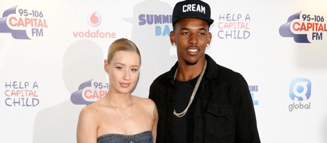 Iggy Azalea y Nick Young en el Summertime Ball 2014