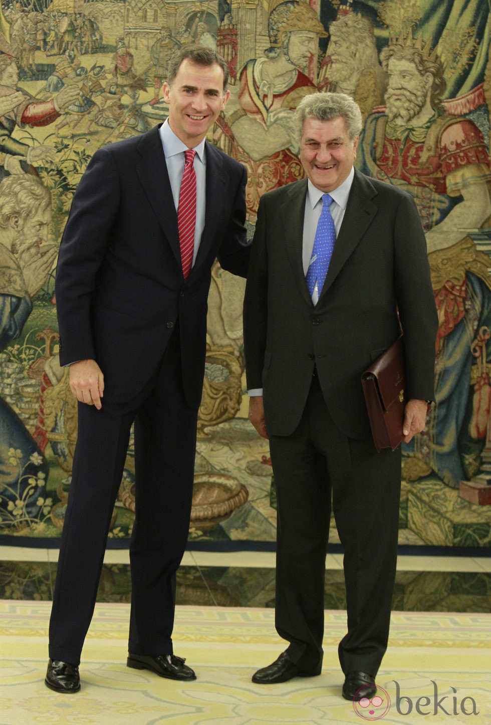 El Rey Felipe recibe en audiencia al Presidente del Congreso Jesús Posada