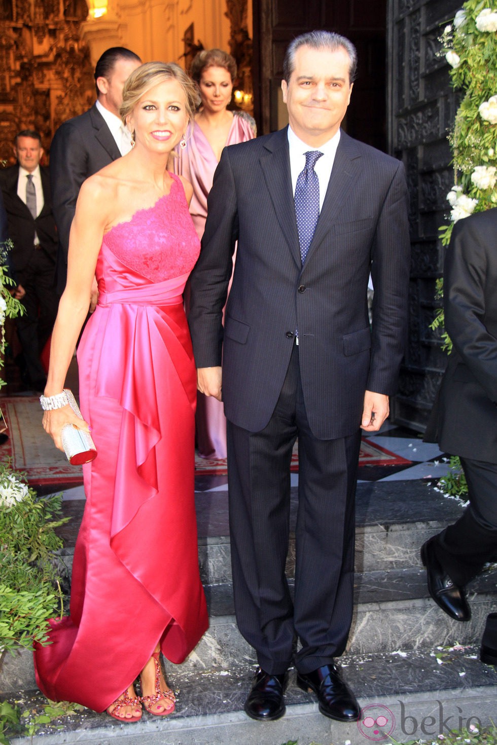 Ramón García y Patricia Cerezo en la boda de Verónica Cuevas y Manuel del Pino