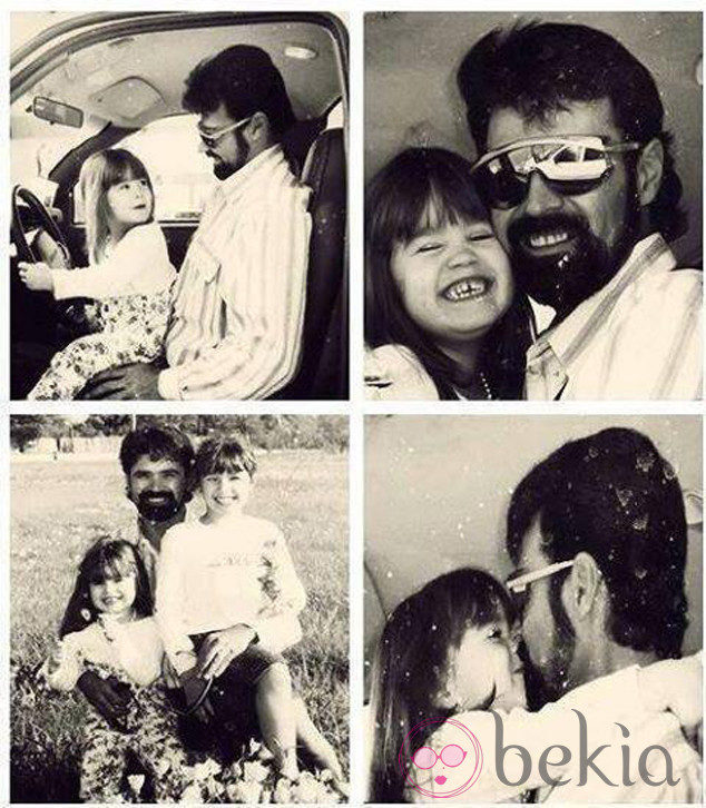 Demi Lovato junto a su padre