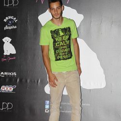 Joel Bosqued en la presentación de la colección de moda de Nerea Garmendia