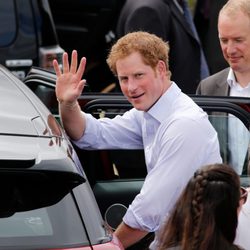 El Príncipe Harry de Inglaterra durante su visita oficial a Brasilia