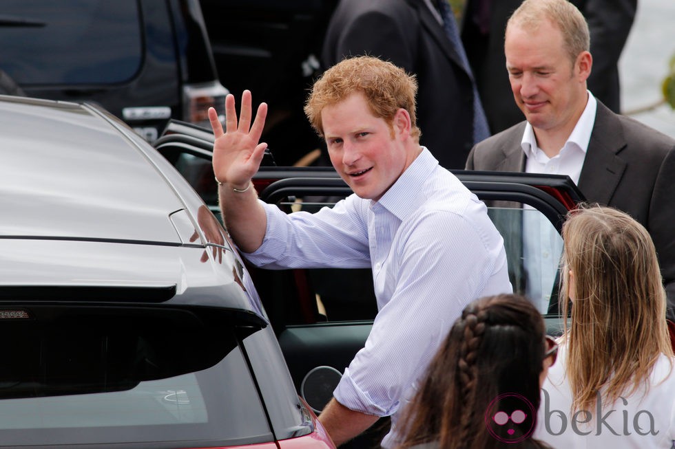 El Príncipe Harry de Inglaterra durante su visita oficial a Brasilia