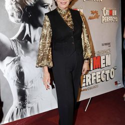 Laura Valenzuela en el estreno de 'Crimen Perfecto'