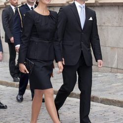 Carlos Felipe y Magdalena de Suecia en la apertura del parlamento sueco