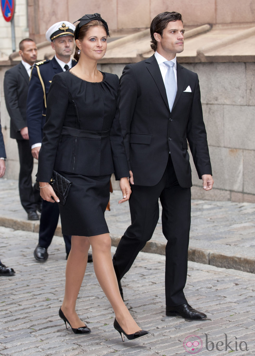 Carlos Felipe y Magdalena de Suecia en la apertura del parlamento sueco