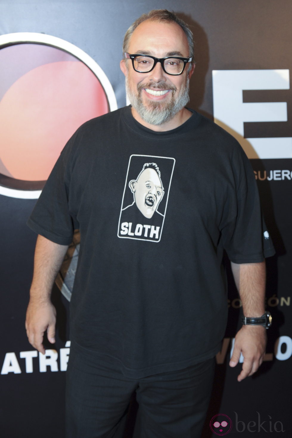 Álex de la Iglesia, durante la presentación de la obra de teatro 'The Hole'