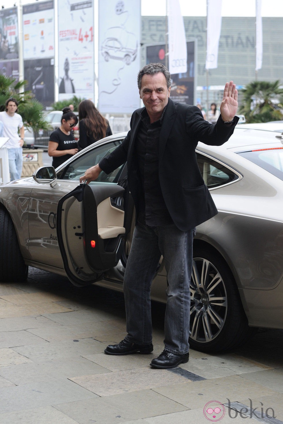 José Coronado a su llegada al Festival de San Sebastián 2011