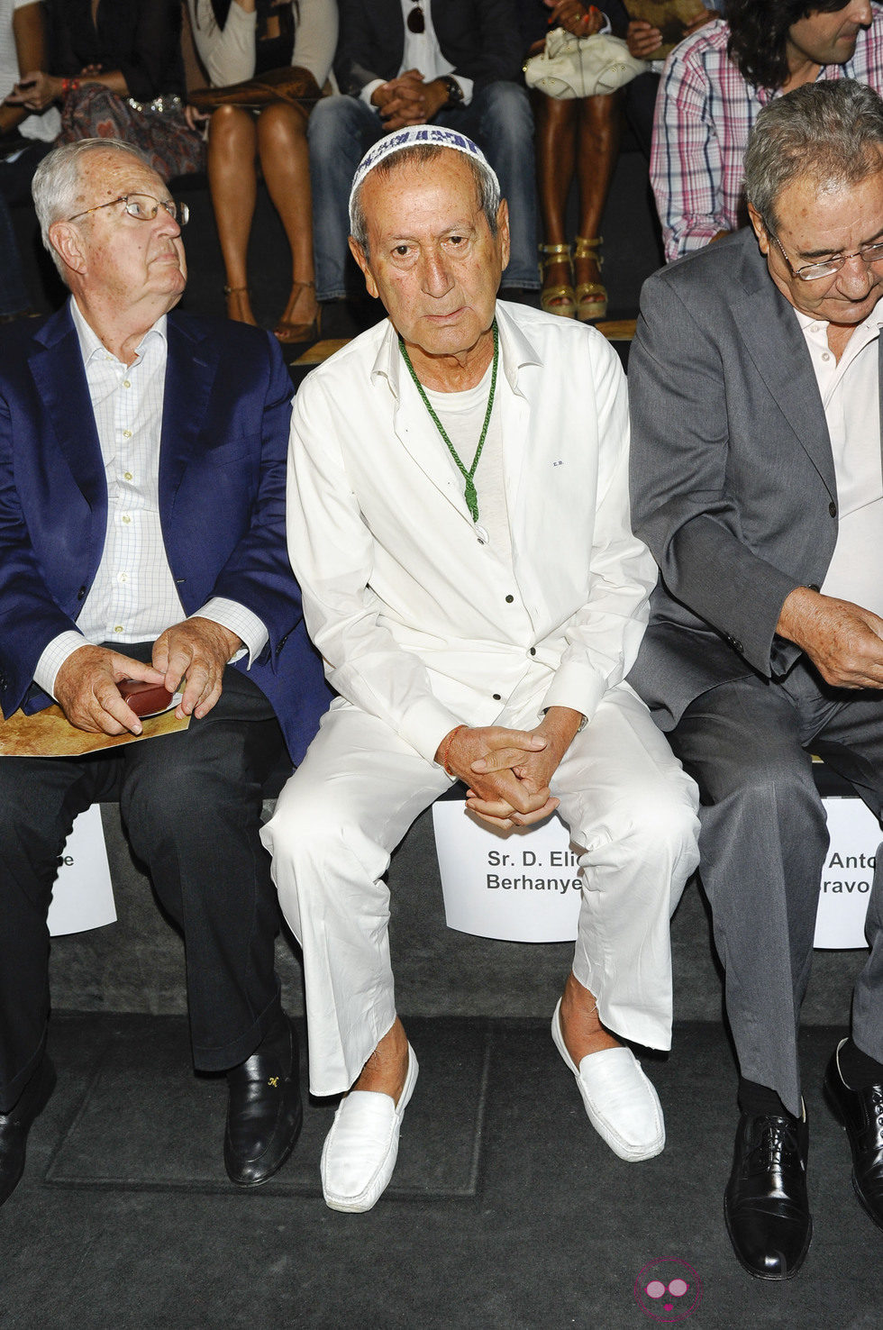 Elio Bernhanyer en el desfile de Roberto Verino en Cibeles 2011