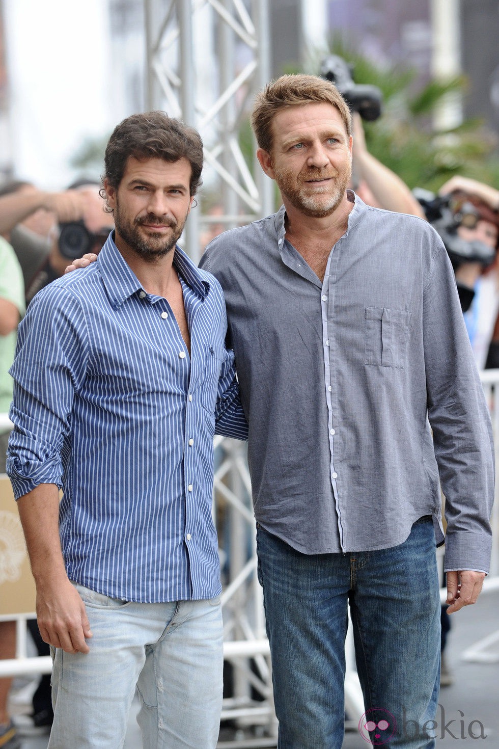 Juanjo Artero y Rodolfo Sancho en el Festival de San Sebastián 2011