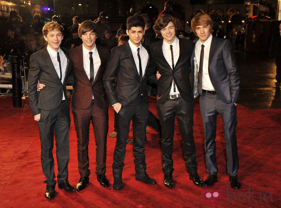 One Direction en el estreno de 'Las Crónicas de Narnia'