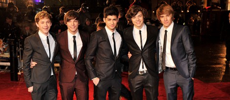 One Direction en el estreno de 'Las Crónicas de Narnia'