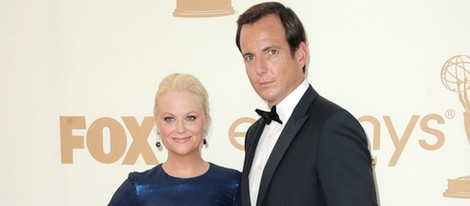 Amy Poehler y Will Arnett en la gala de los Emmy 2011