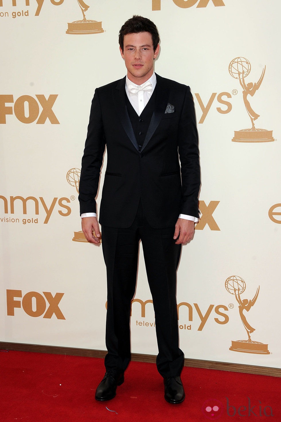 Cory Monteith en los premios Emmy 2011