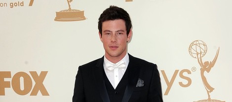 Cory Monteith en los premios Emmy 2011