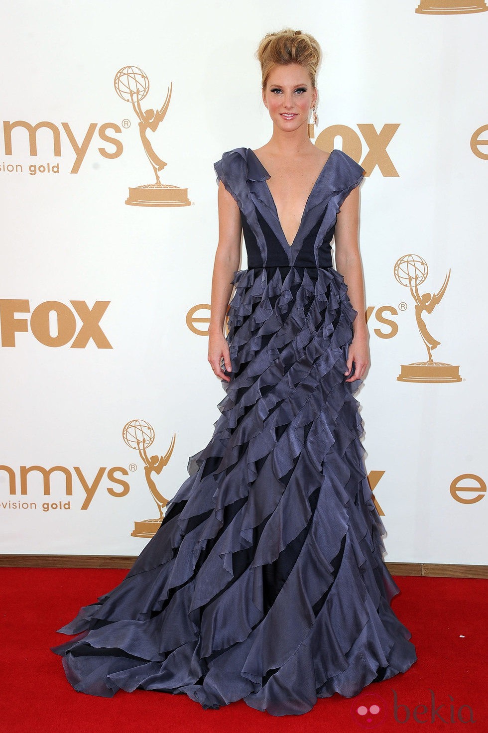 Heather Morris en los premios Emmy 2011