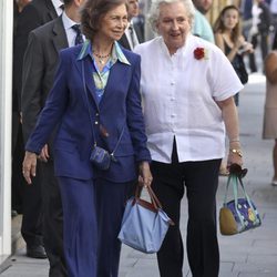 La Reina Sofía y la Infanta Pilar en el 36 cumpleaños de María Zurita