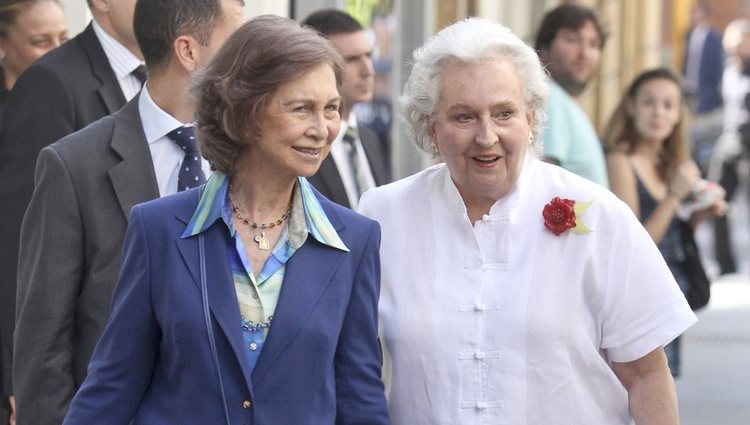 La Reina Sofía y la Infanta Pilar en el 36 cumpleaños de María Zurita