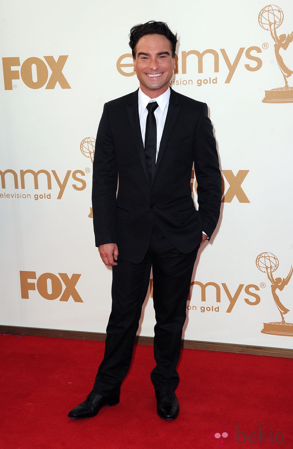 Johnny Galecki en la gala de los premios Emmy 2011