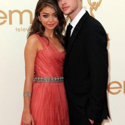 Sarah Hylanm y Matt Prokop en la gala Emmy 2011