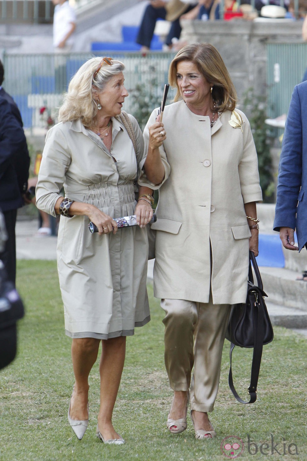 Ana Botella en el Concurso de Saltos de Madrid