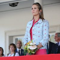 La Infanta Elena presidiendo el Concurso de Saltos de Madrid