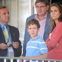 La Infanta Elena y Felipe de Marichalar en el Concurso de Saltos de Madrid