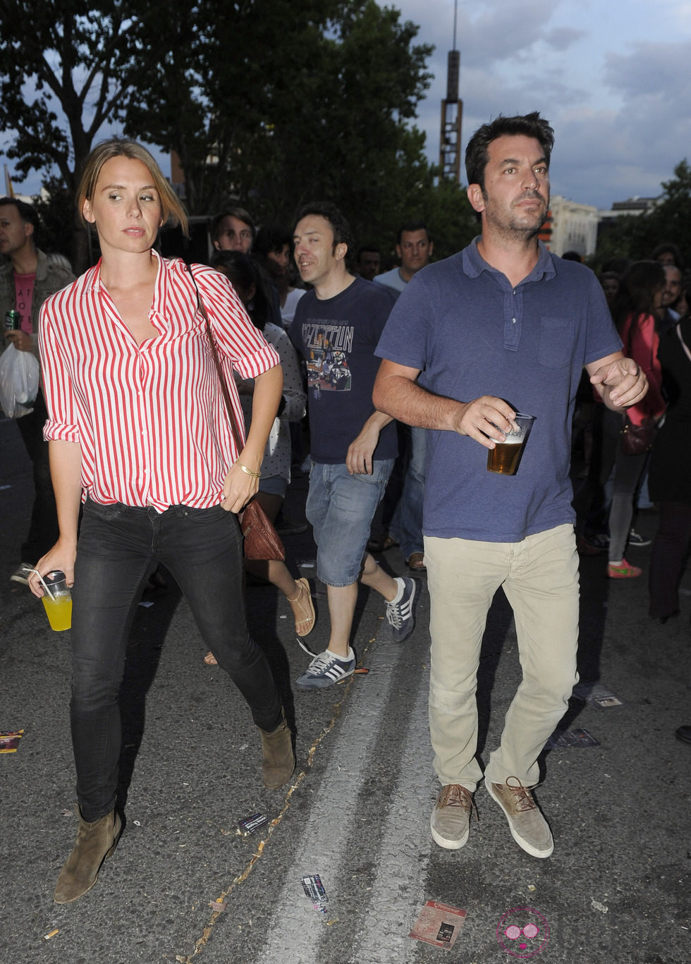 Arturo Valls en el concierto de los Rolling Stones en Madrid