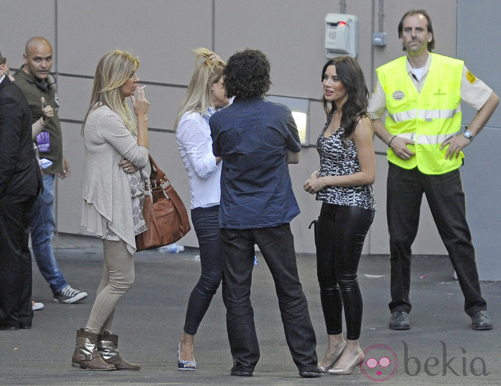 Pilar Rubio en el concierto de los Rolling Stones en Madrid