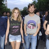 Amaia Salamanca y Rosauro Varo en el concierto de los Rolling Stones en Madrid