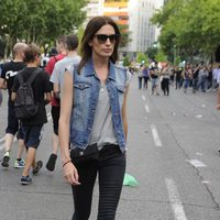 Nieves Álvarez en el concierto de los Rolling Stones en Madrid