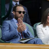 James y Pippa Middleton en un partido de Rafa Nadal en Wimbledon 2014