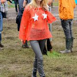 Mary Charteris en el Festival de Glastonbury 2014