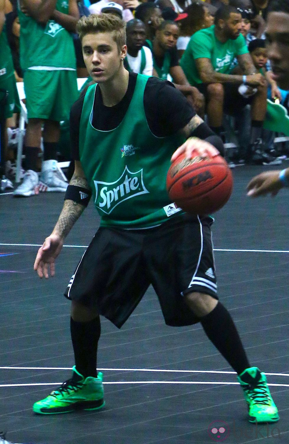 Justin Bieber en el Sprite BET Awards Experience Celebrity Basketball Game