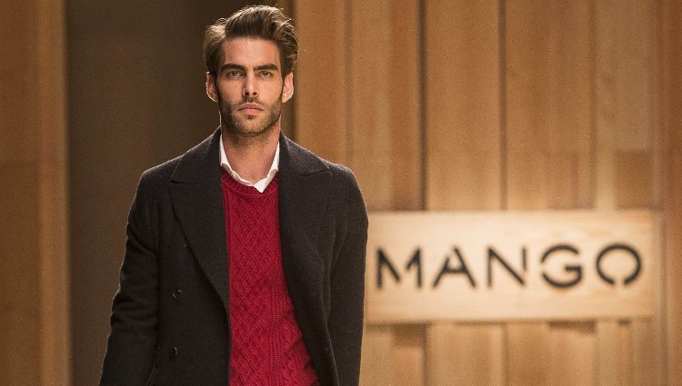 Jon Kortajarena en el desfile de Mango 080 Barcelona Fashion otoño/invierno 2014