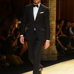 Andrés Velencoso en el desfile Mango 080 Barcelona Fashion otoño/invierno 2014