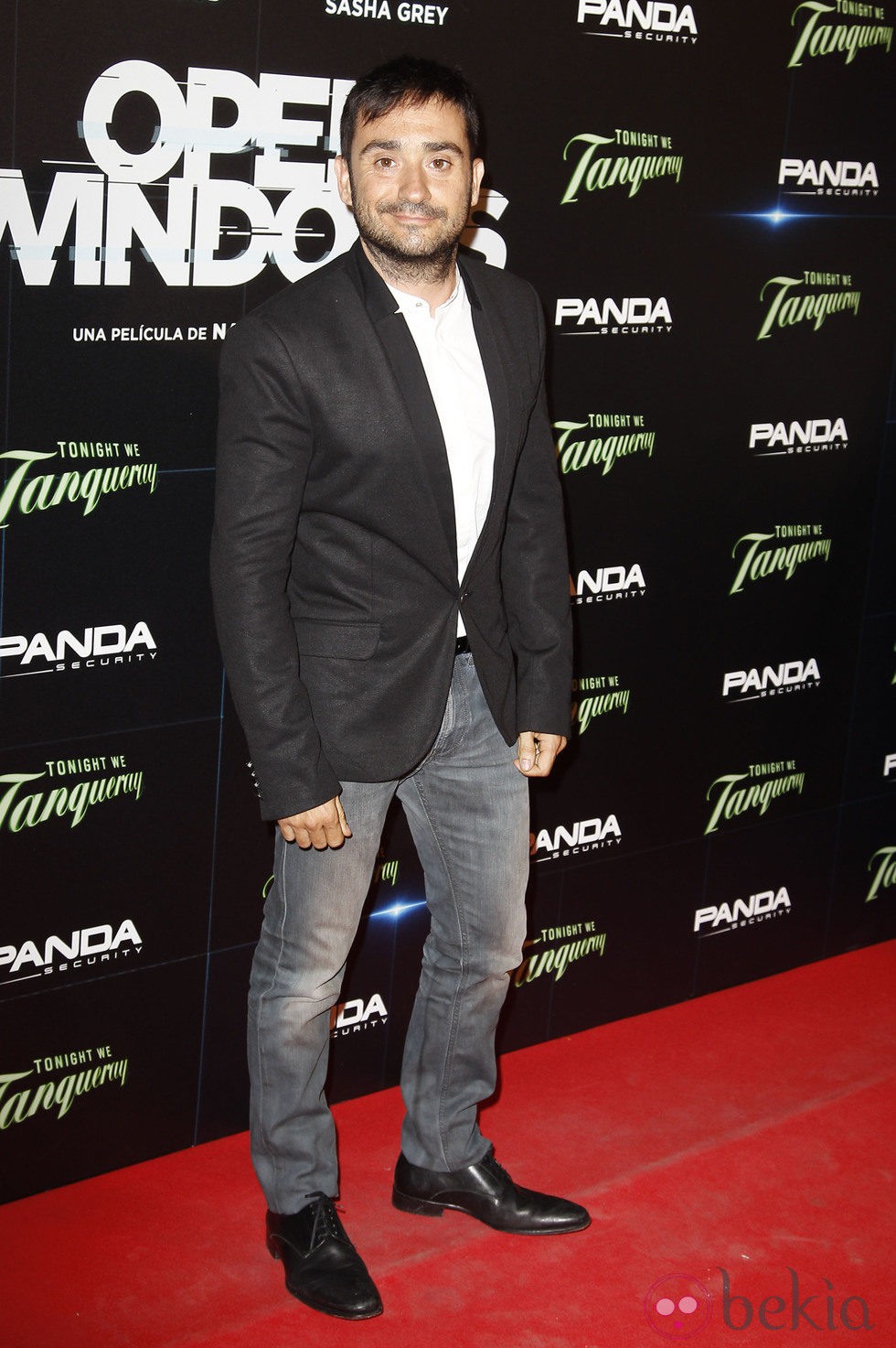 Juan Antonio Bayona en el estreno de 'Open Windows' en Madrid