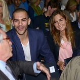 Marc Clotet y Natalia Sánchez en el concierto de Kevin Costner en Barcelona