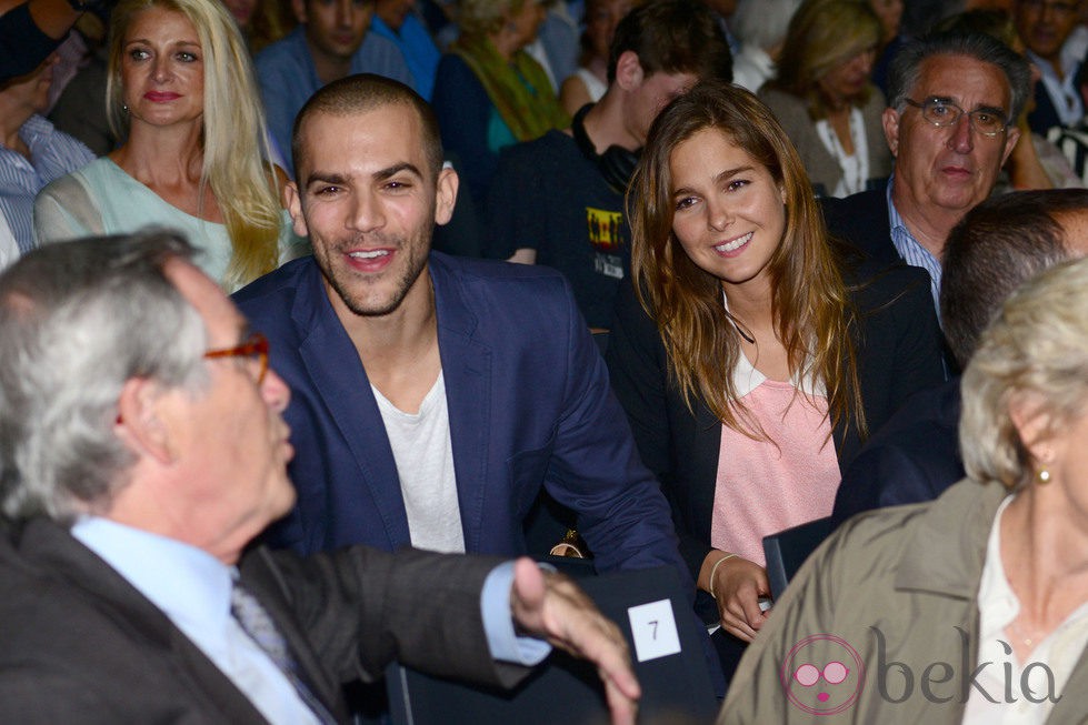 Marc Clotet y Natalia Sánchez en el concierto de Kevin Costner en Barcelona