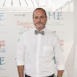 Nacho Montes en la presentación de su novela ' Zapatos rojos para saltar en los charcos' 