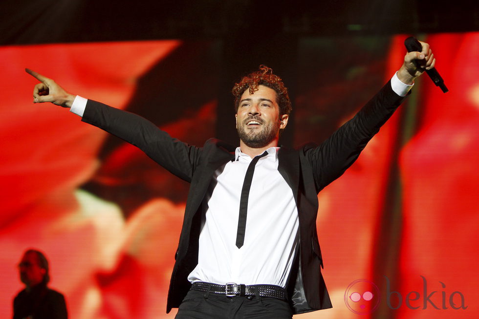 David Bisbal en el concierto de su gira 'Tú y yo' en Madrid