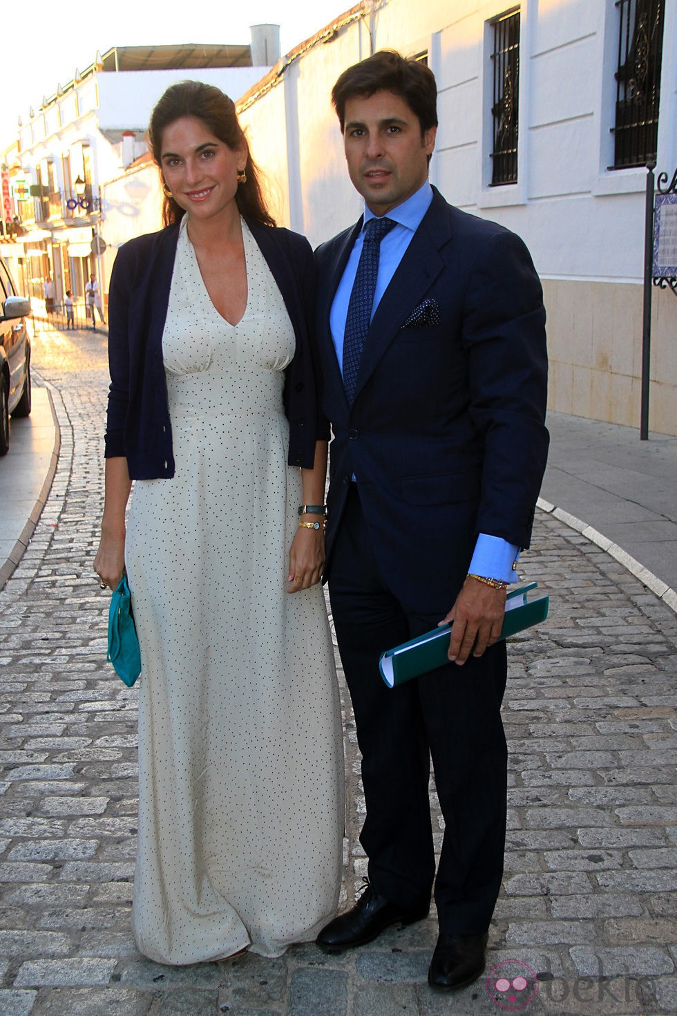 Fran Rivera y Lourdes Montes en el pregón de la Feria de Almonte