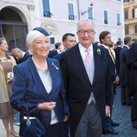 Paola y Alberto de Bélgica en la boda del Príncipe Amadeo y Lili Rosboch