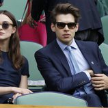 Keira Knightley y James Righton en la final femenina de Wimbledon 2014