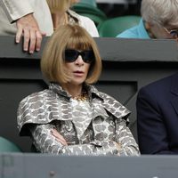 Anna Wintour en la final femenina de Wimbledon 2014